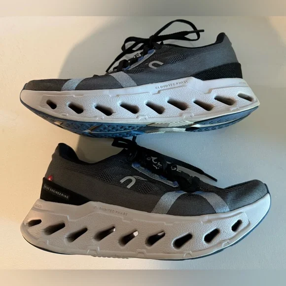 On Running Cloudeclipse Women’s Size 8 Black Frost 3MD30091197 Running Shoes - Picture 9 of 10